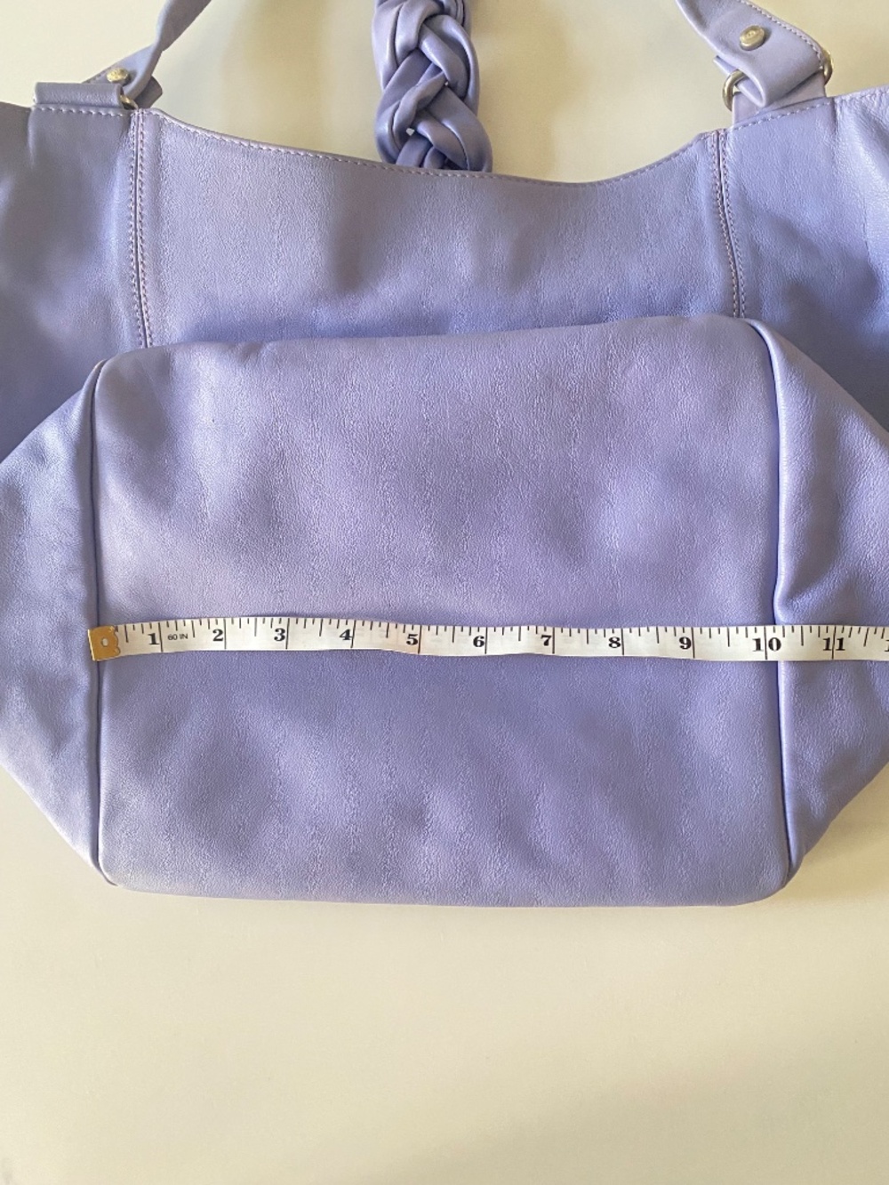 Vintage Lazaro Argentina Lavender Leather Hobo Shoulder Bag - Picture 14 of 16